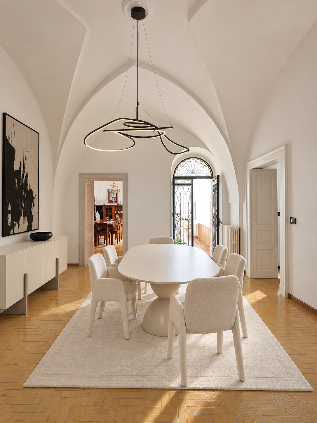 Dopo · Sala con volta
